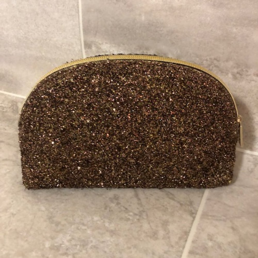 3/$12 Tarte Sparkle Cosmetic Pouch EUC